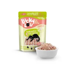 Lucky Lou ExtraFood Jelly Φιλέτο Τόνου & Γαρίδες Φακελάκι 70gr