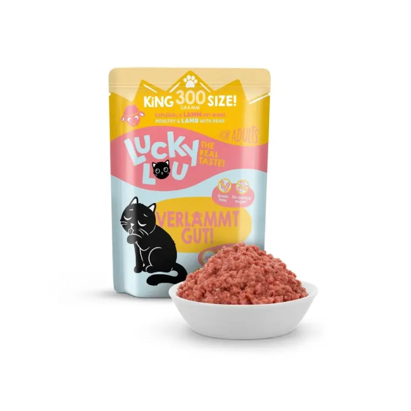 Lucky Lou LifeStage Adult Πουλερικά & Αρνί (με Αχλάδι) 300gr