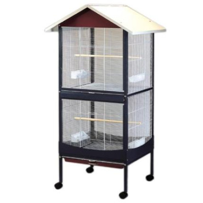 Διώροφη Κλούβα Πουλιών 60x60x168 εκ.