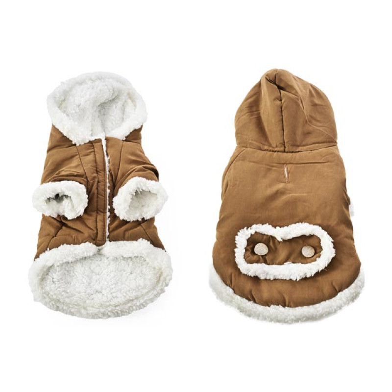 Μπουφάν Σκύλου Alaska Coffee Hooded