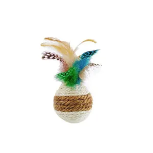 Sisal Μπαλάκι με Φτερά (1 Τεμ) 5 cm