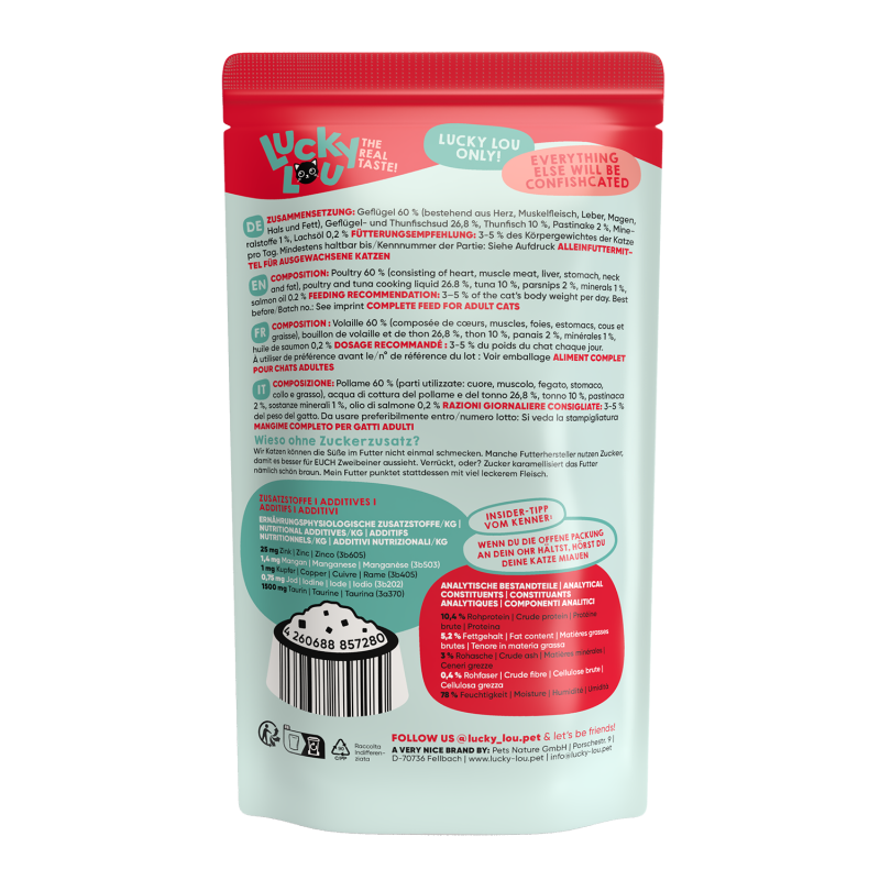 LifeStage Adult Πουλερικά & Τόνος Φακ. 125 gr