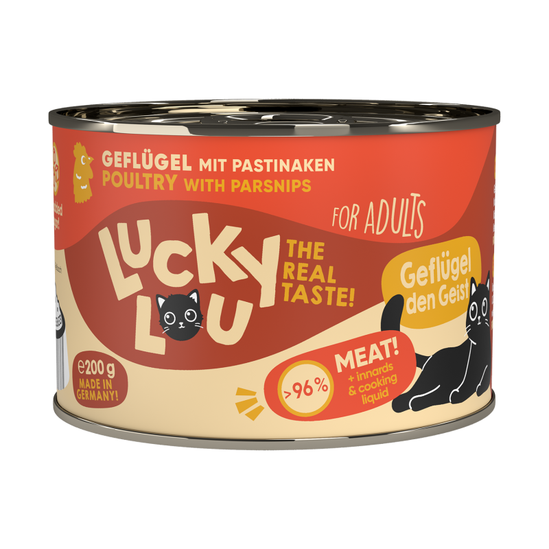 Lucky Lou LifeStage Adult Πουλερικά (με Παστινάκι) 200gr