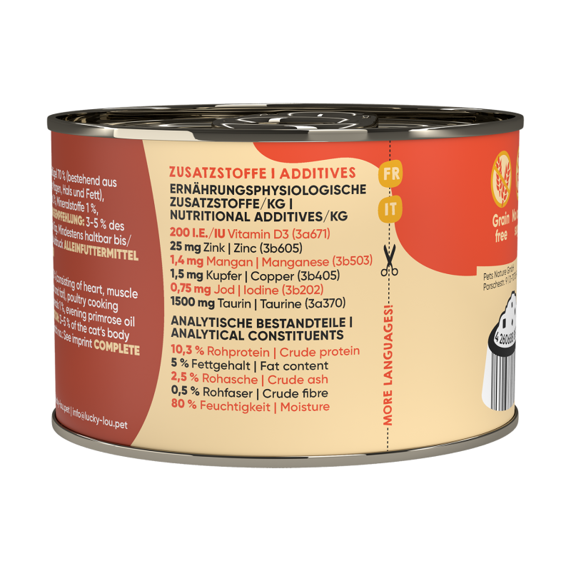 Lucky Lou LifeStage Adult Πουλερικά (με Παστινάκι) 200gr