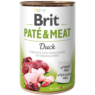 Brit Dog Cans Pate&Meat Duck 400gr