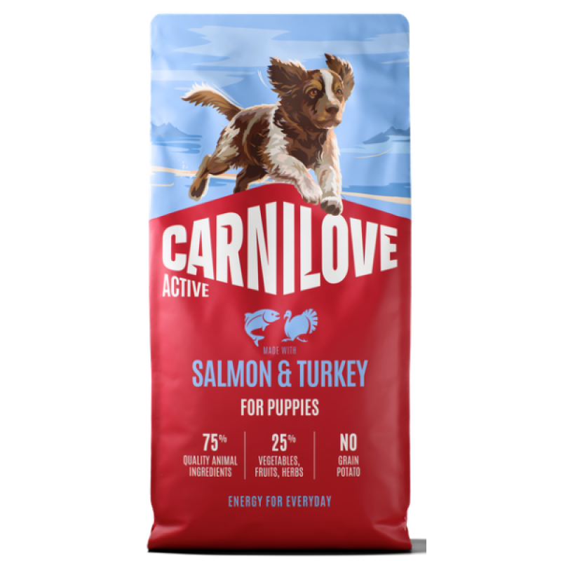 Carnilove Active® Salmon & Turkey for Puppies 12kg