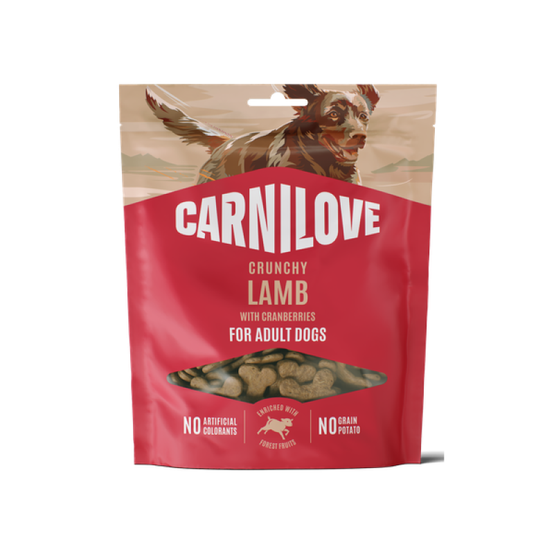 Carnilove® Crunchy Snack Lamb with Cranberries for Adult Dogs 200gr