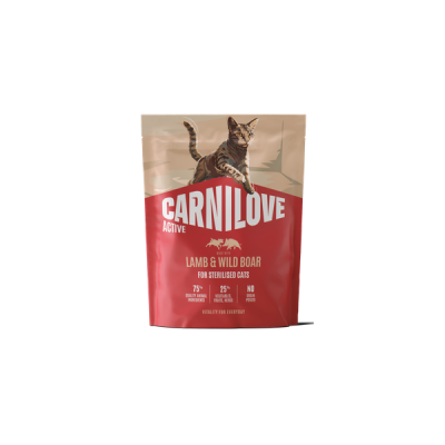 Carnilove Active® Lamb & Wild Boar for Sterilised Cats 400gr