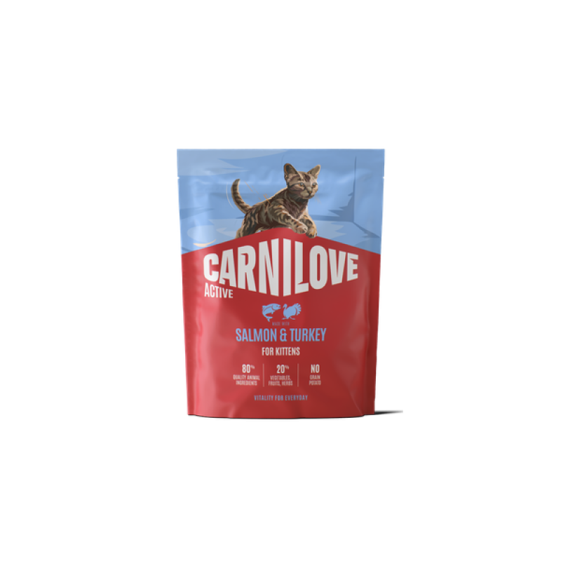 Carnilove Active® Salmon & Turkey for Kittens 400gr