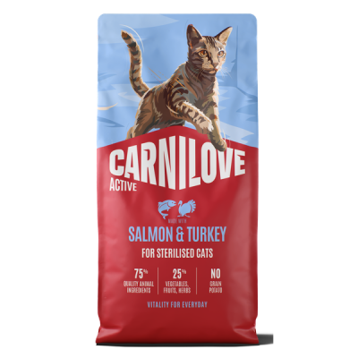Carnilove Active® Salmon & Turkey for Sterilised Cats 6kg