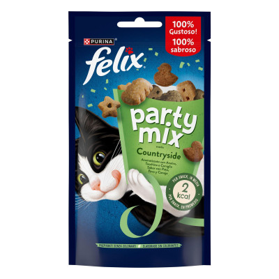 Felix Party Mix Snacks Countryside με Γεύση Πάπια, Γαλοπούλα και Κουνέλι 60gr