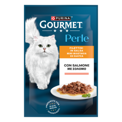 Purina Gourmet Perle Σολομός σε Σάλτσα 85g Purina Gourmet Perle Σολομός σε Σάλτσα 85g
