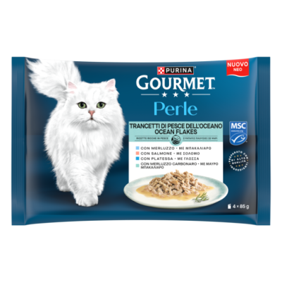 Purina Gourmet Perle Φιλετάκια Ψάρια σε Σάλτσα 4x85g Purina Gourmet Perle Φιλετάκια Ψάρια σε Σάλτσα 4x85g