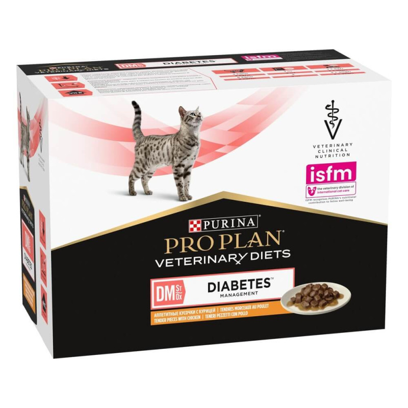 PPVD Feline DM St/Ox Cat Κομματάκια σε σάλτσα Κοτόπουλο (10X 85 Gr)